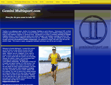 Tablet Screenshot of geminimultisport.com